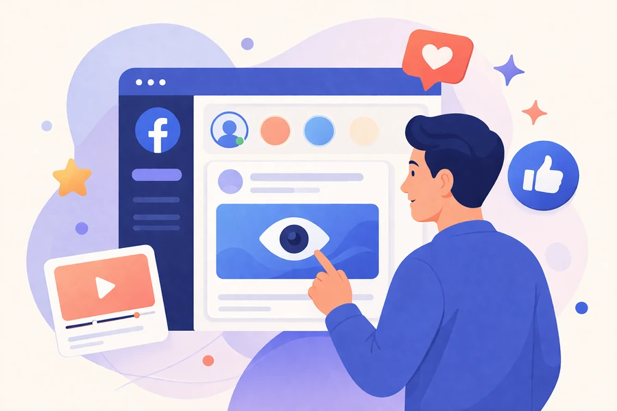 Facebook Status Viewer