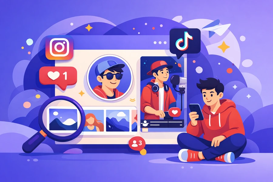 Instagram & TikTok Viewer